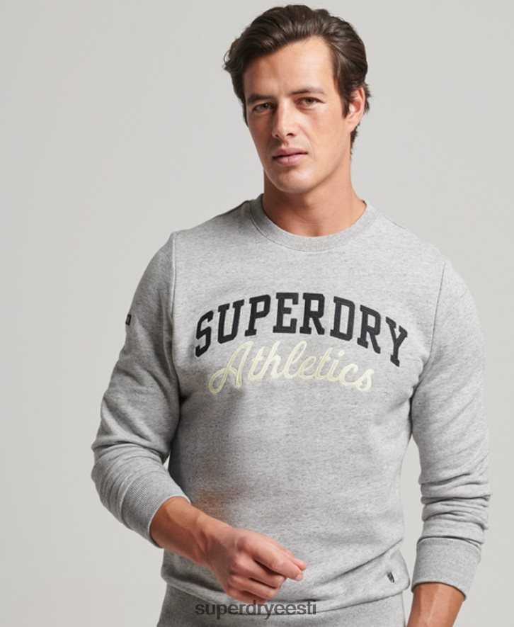 Superdry mehed Vintage jõusaali sportlik dressipluus B2LT4687 Riietus hall