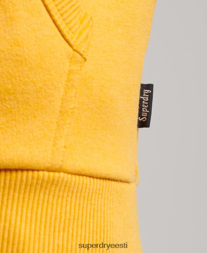 Superdry mehed Vintage logoga Cali tõmblukuga kapuuts B2LT4485 Riietus kollane