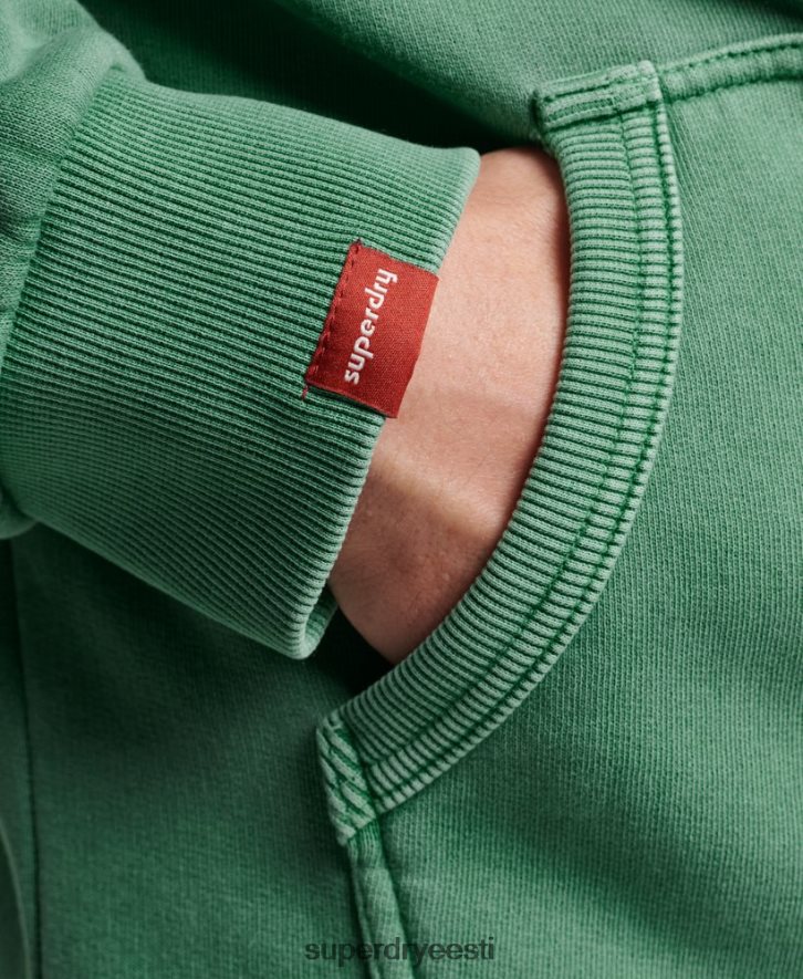 Superdry mehed Vintage logoga neoontõmblukuga kapuuts B2LT4462 Riietus roheline