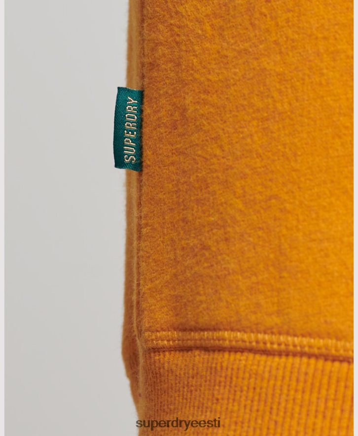 Superdry mehed Vintage logoga tikitud meeskonna dressipluus B2LT4523 Riietus kollane