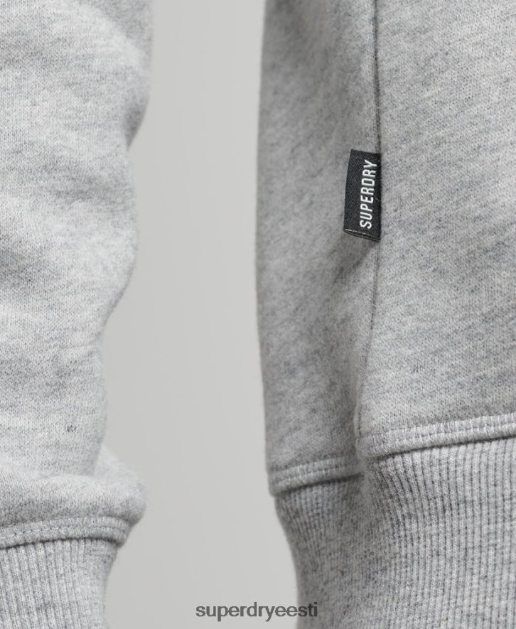 Superdry mehed Vintage logoga tikitud meeskonna dressipluus B2LT4751 Riietus hall