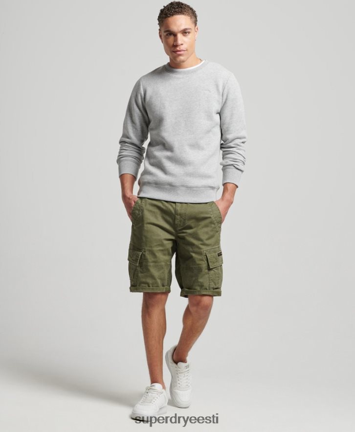 Superdry mehed Vintage logoga tikitud meeskonna dressipluus B2LT4751 Riietus hall