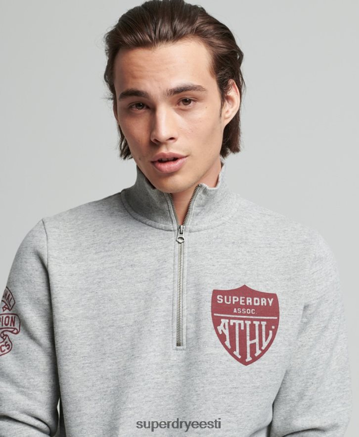 Superdry mehed Vintage sportlik henley dressipluus B2LT45001 Riietus hall