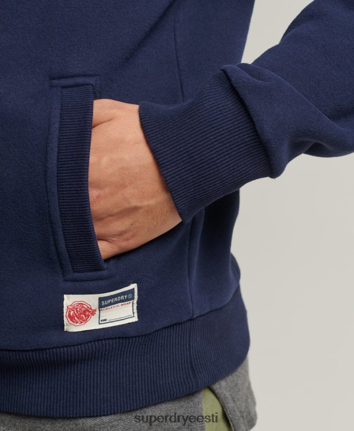 Superdry mehed Vintage sportlik henley dressipluus B2LT4886 Riietus merevägi