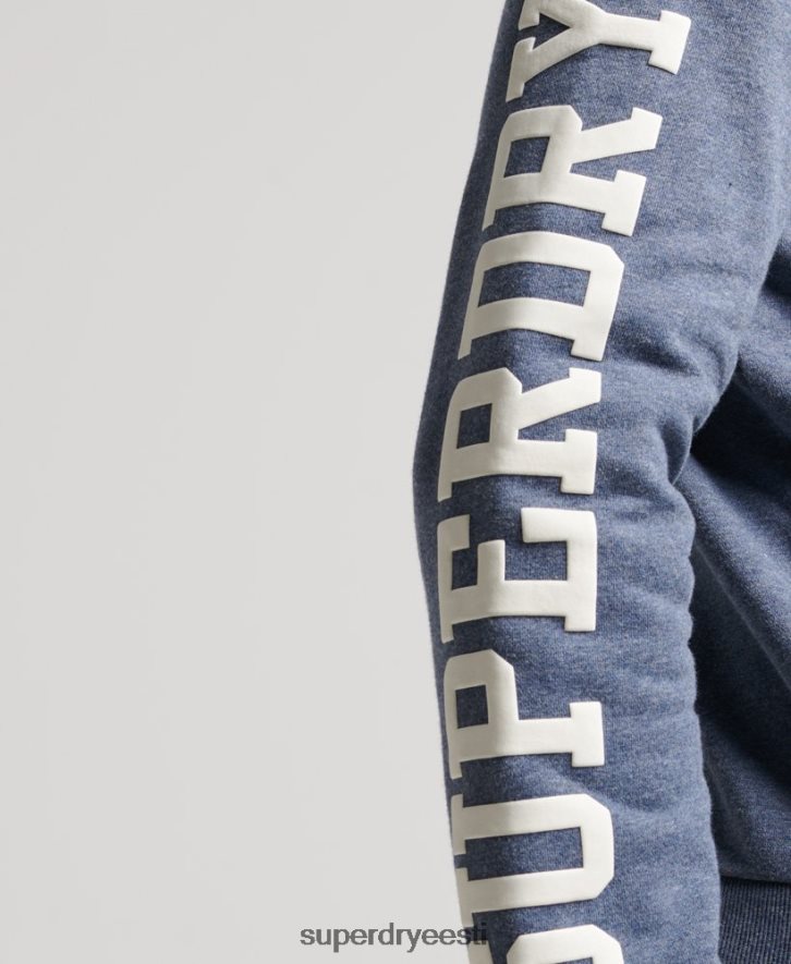 Superdry mehed jõusaali sportlik lukuga kapuuts B2LT4468 Riietus merevägi