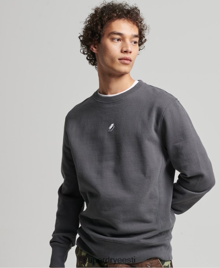 Superdry mehed koodiga lineaarne vaba meeskonna dressipluus B2LT45125 Riietus tumehall