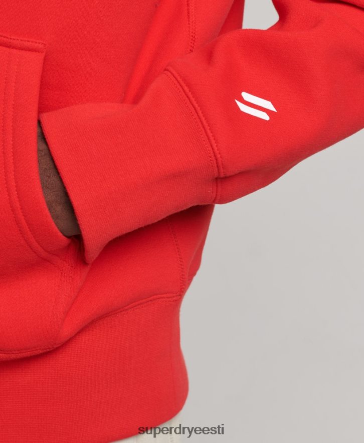Superdry mehed koodiga spordirõivaste kapuuts B2LT4540 Riietus punane