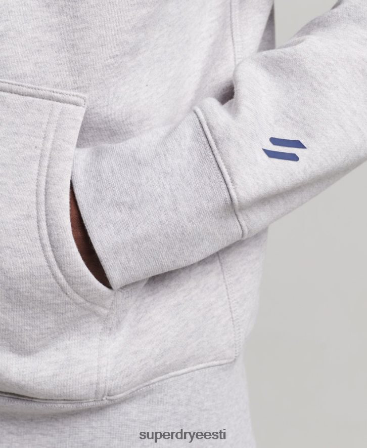 Superdry mehed koodiga spordirõivaste tõmblukuga kapuuts B2LT4543 Riietus hall