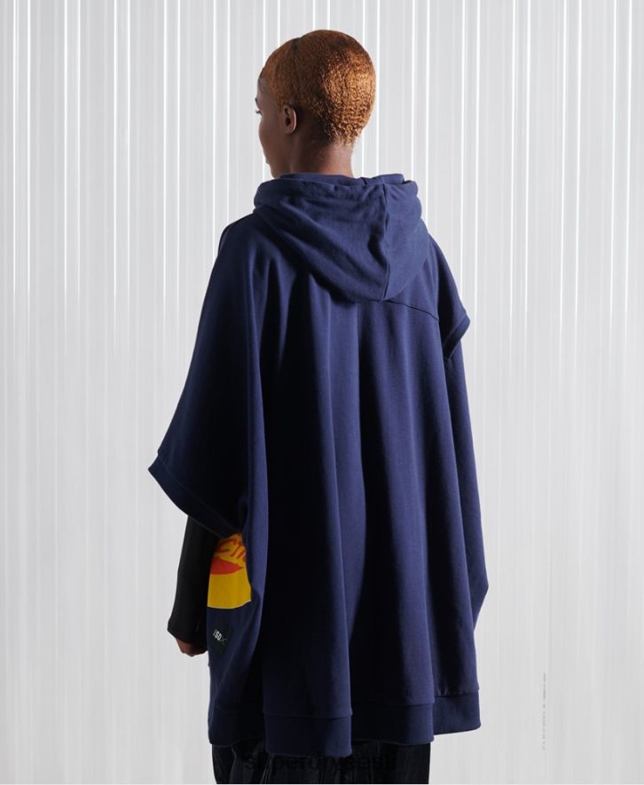 Superdry mehed limiteeritud väljaanne sdx rex fit kapuuts B2LT45233 Riietus merevägi