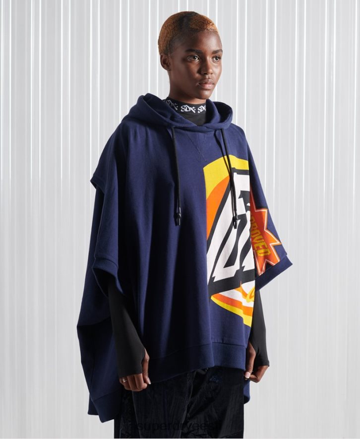 Superdry mehed limiteeritud väljaanne sdx rex fit kapuuts B2LT45233 Riietus merevägi