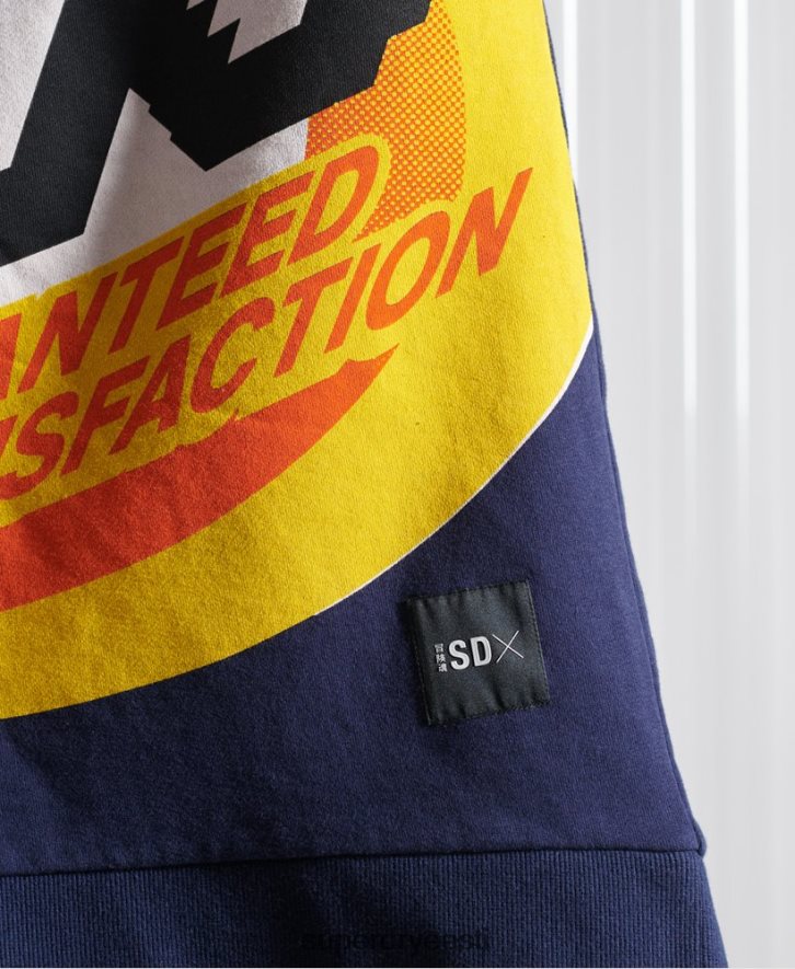 Superdry mehed limiteeritud väljaanne sdx rex fit kapuuts B2LT45233 Riietus merevägi