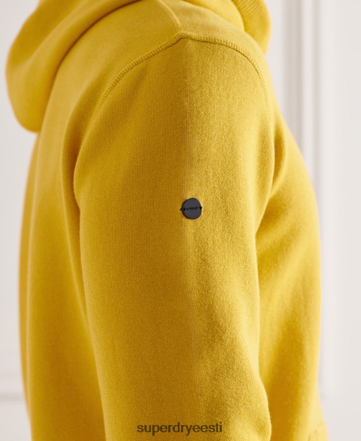 Superdry mehed orgaanilisest puuvillast hädavajalik kapuuts B2LT45317 Riietus kollane