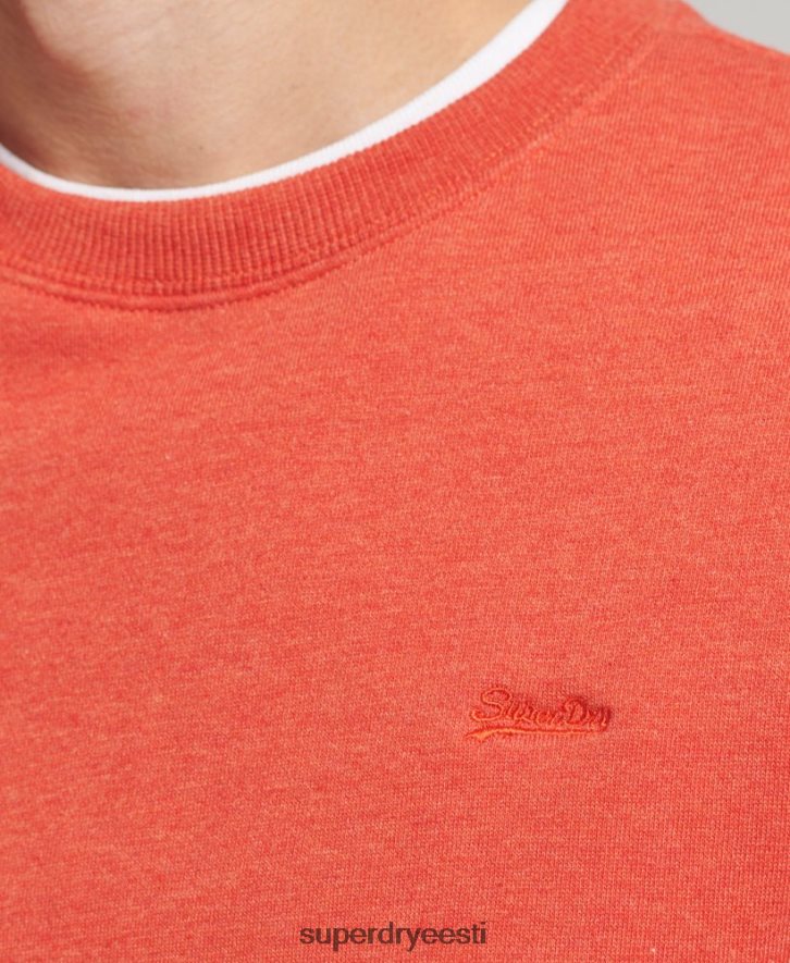 Superdry mehed orgaanilisest puuvillast olulise logoga dressipluus B2LT44995 Riietus oranž