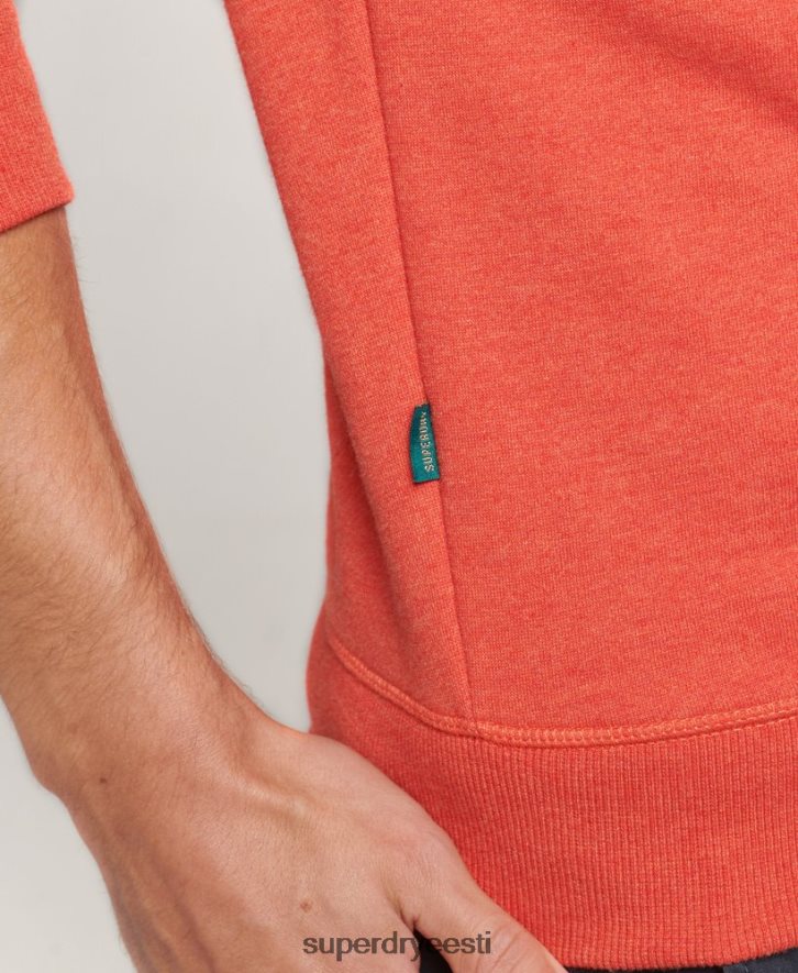 Superdry mehed orgaanilisest puuvillast olulise logoga dressipluus B2LT44995 Riietus oranž