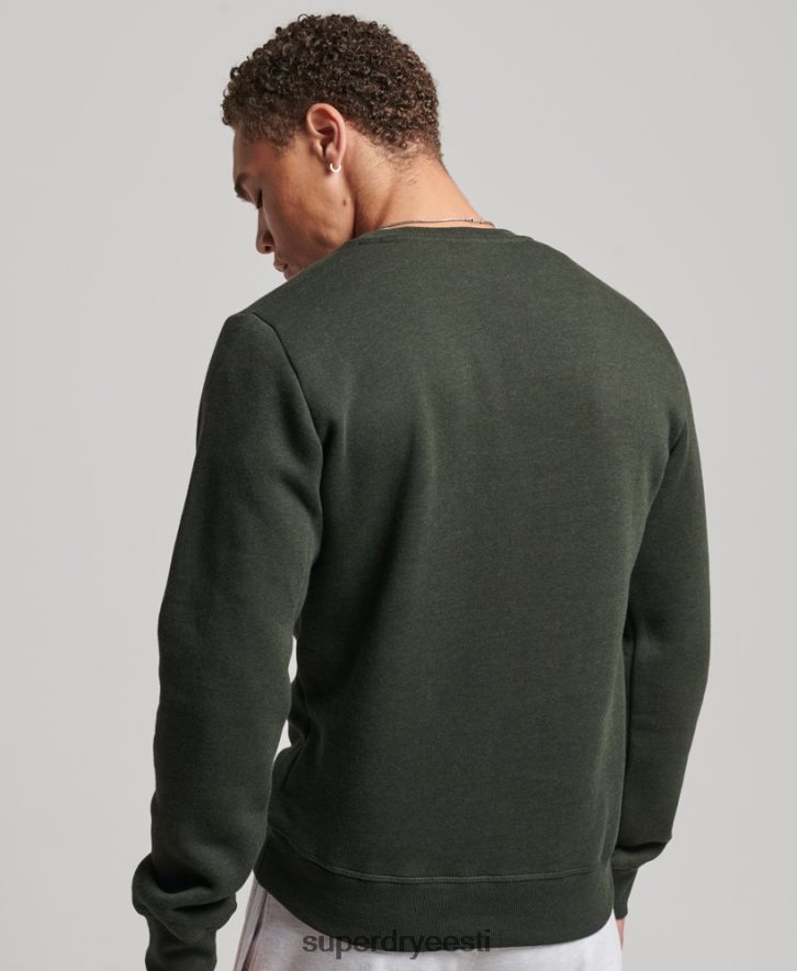 Superdry mehed orgaanilisest puuvillast olulise logoga dressipluus B2LT45067 Riietus roheline