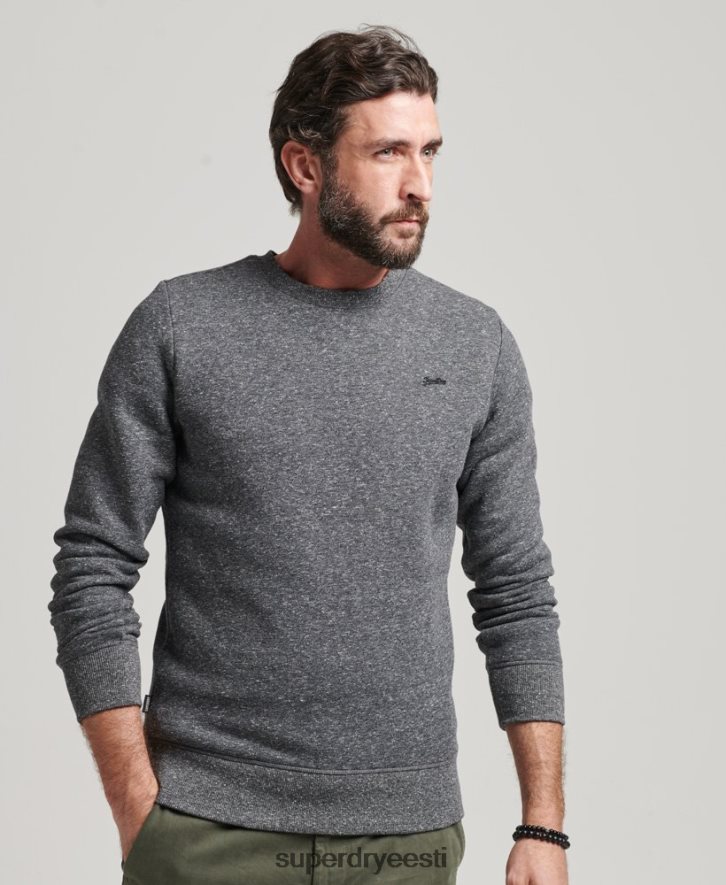 Superdry mehed orgaanilisest puuvillast olulise logoga dressipluus B2LT45226 Riietus tumehall