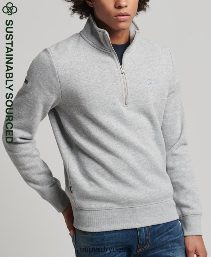 Superdry mehed orgaanilisest puuvillast vintage logoga henley dressipluus B2LT45003 Riietus hall