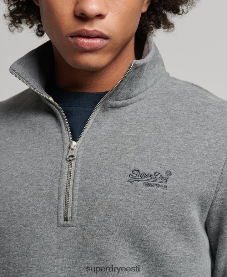 Superdry mehed orgaanilisest puuvillast vintage logoga henley dressipluus B2LT45076 Riietus hall