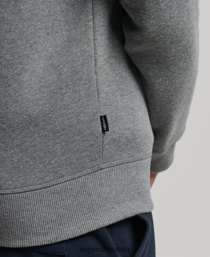 Superdry mehed orgaanilisest puuvillast vintage logoga henley dressipluus B2LT45076 Riietus hall