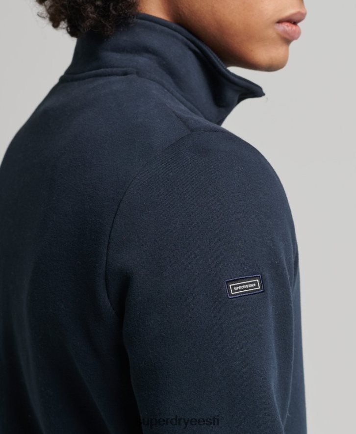 Superdry mehed orgaanilisest puuvillast vintage logoga henley dressipluus B2LT45229 Riietus merevägi