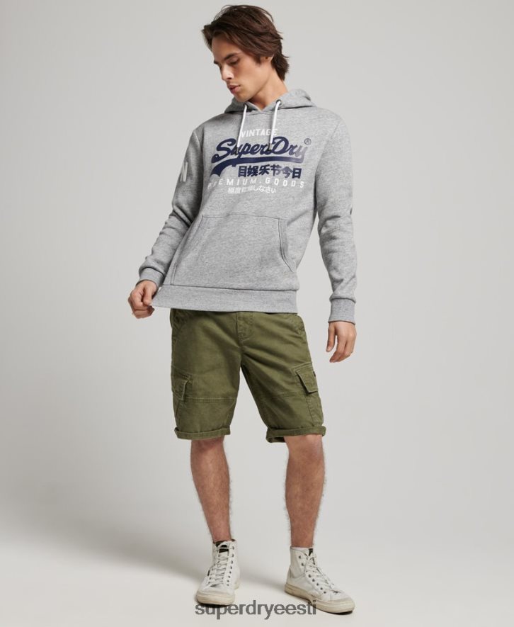 Superdry mehed orgaanilisest puuvillast vintage logoga kapuuts B2LT4686 Riietus hall