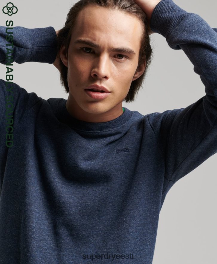 Superdry mehed orgaanilisest puuvillast vintage logoga meeskonna dressipluus B2LT4646 Riietus merevägi