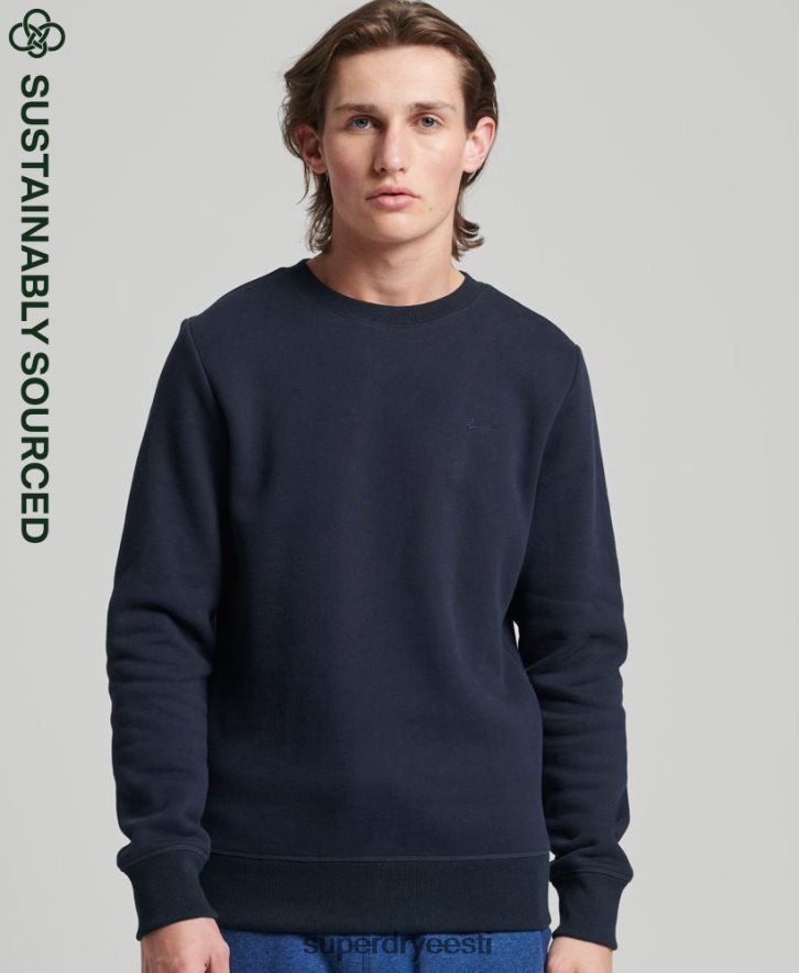 Superdry mehed orgaanilisest puuvillast vintage logoga meeskonna dressipluus B2LT4756 Riietus merevägi