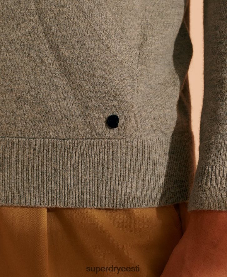 Superdry mehed piiratud koguses jakist kootud kapuuts B2LT45354 Riietus helehall