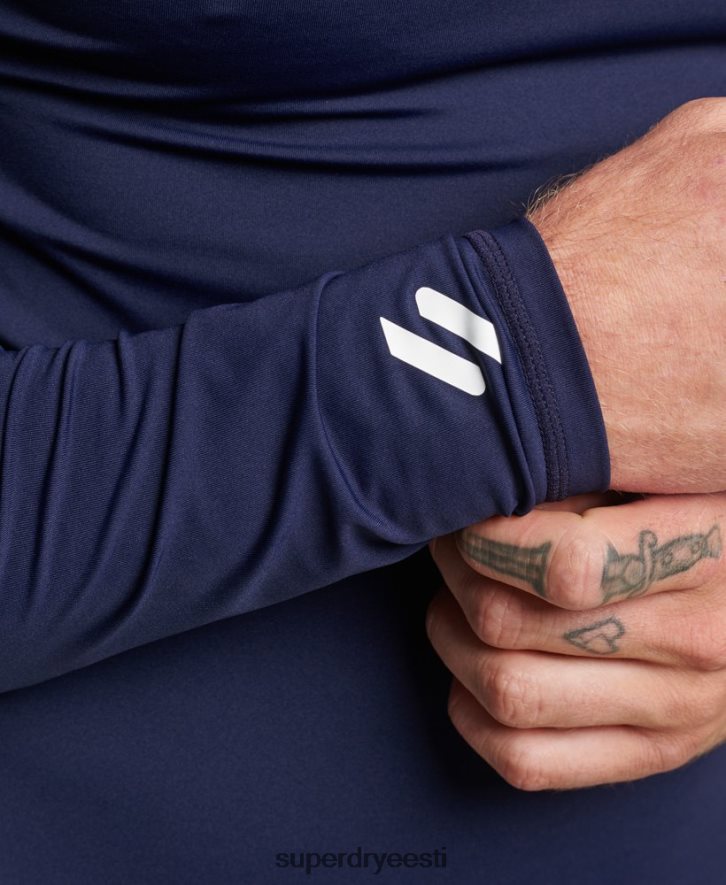 Superdry mehed pool lukuga aluskihi peal B2LT41382 Riietus merevägi