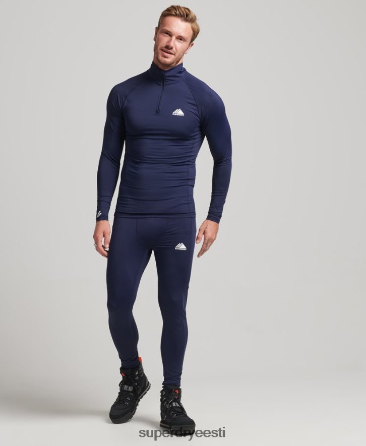 Superdry mehed pool lukuga aluskihi peal B2LT41382 Riietus merevägi