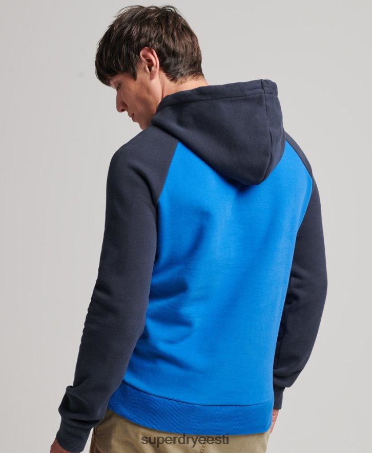 Superdry mehed vintage Achilleuse raglaani kapuuts B2LT4719 Riietus helesinine