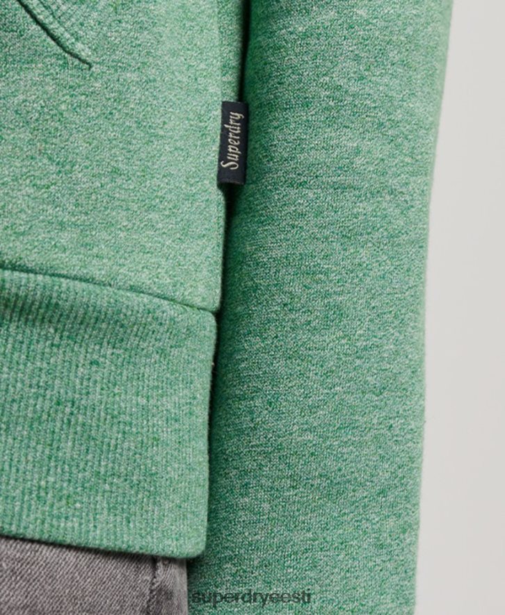 Superdry mehed vintage cooper klassi reljeefne kapuuts B2LT4691 Riietus roheline