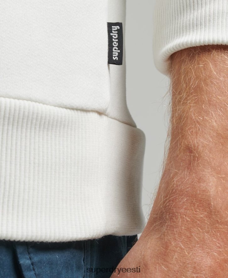 Superdry mehed vintage cooperi klassikaline dressipluus B2LT4724 Riietus kreem