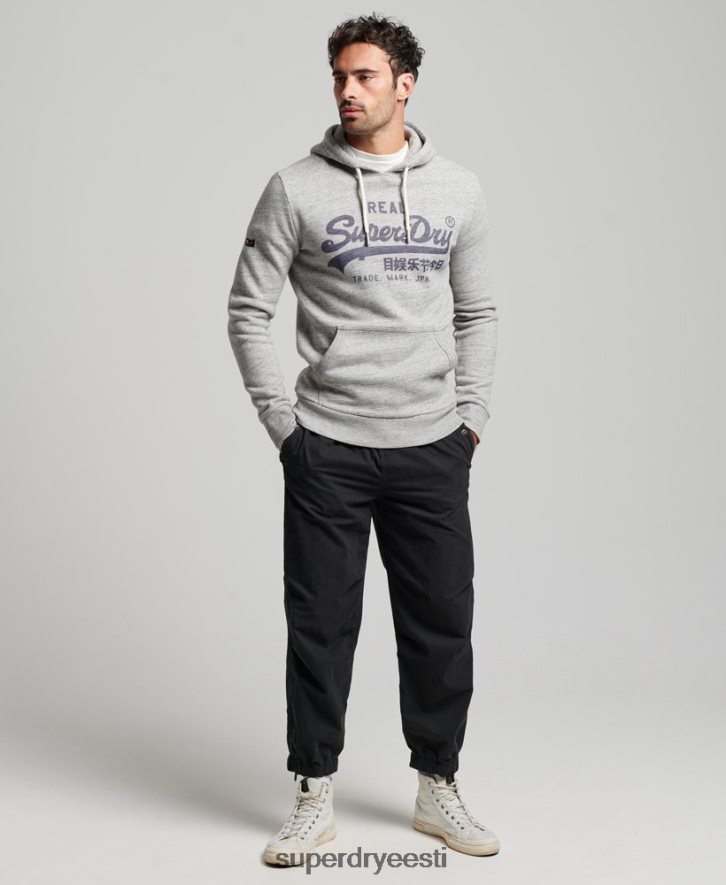 Superdry mehed vintage logoga kapuuts B2LT4789 Riietus hall