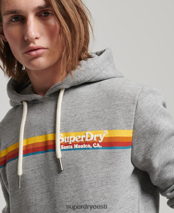 Superdry mehed vintage ürituse hoodie B2LT4505 Riietus hall