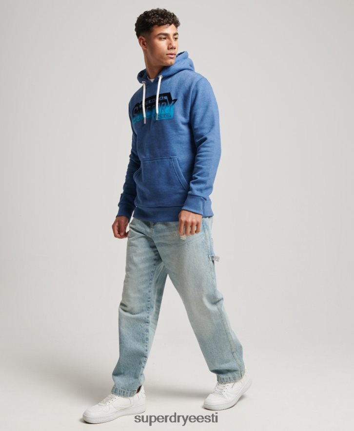 Superdry mehed vintage varjuga kapuuts B2LT4753 Riietus merevägi