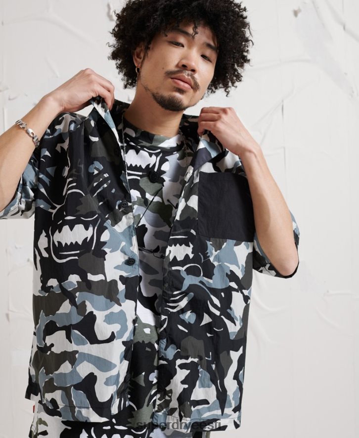 Superdry mehed energia düstoopia särk B2LT4220 Riietus mitu