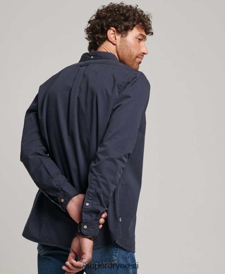 Superdry mehed kaupmees - pikkade varrukatega särk B2LT4148 Riietus merevägi