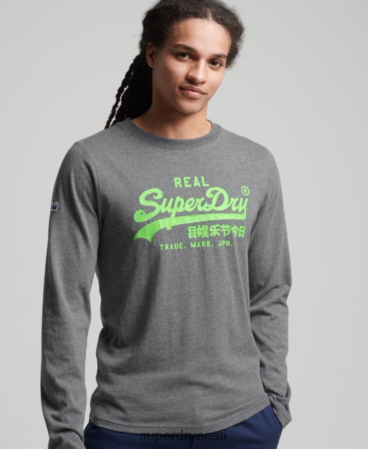 Superdry mehed Ameerika klassikaline vintage logoga topp B2LT41553 Riietus hall
