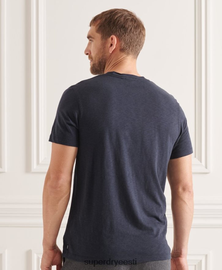 Superdry mehed orgaanilisest puuvillast kaelusega t-särk B2LT44871 Riietus merevägi