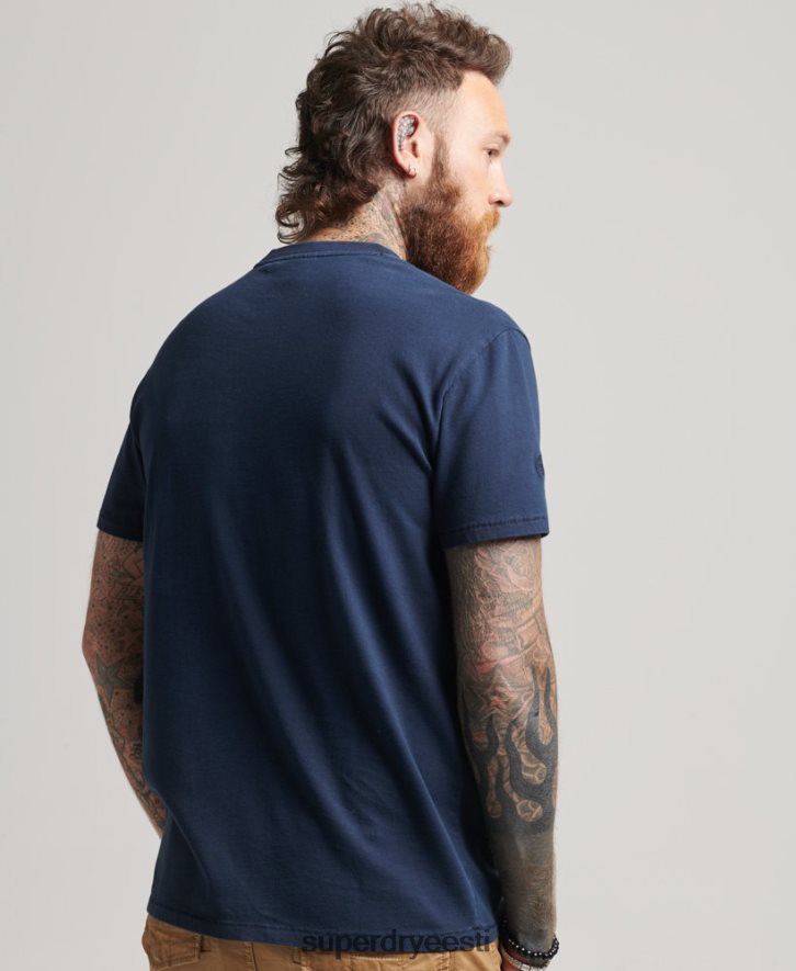 Superdry mehed orgaanilisest puuvillast tasku T-särk B2LT44812 Riietus merevägi