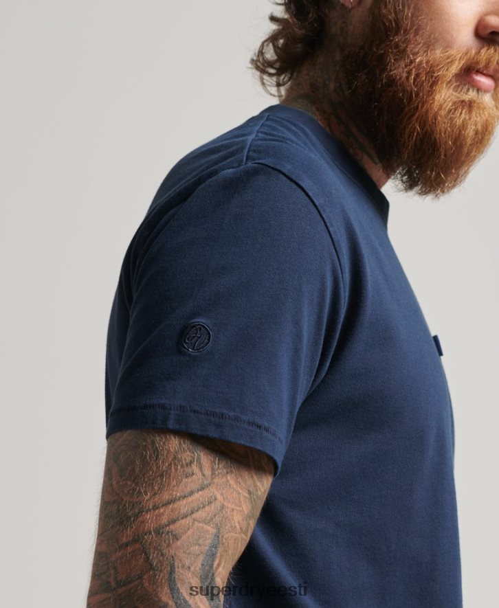 Superdry mehed orgaanilisest puuvillast tasku T-särk B2LT44812 Riietus merevägi
