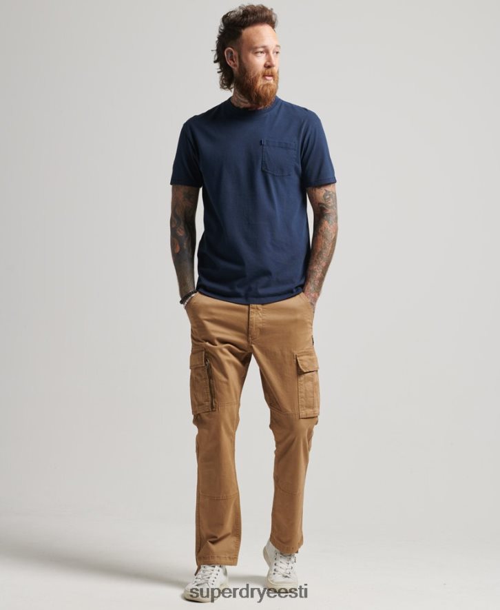 Superdry mehed orgaanilisest puuvillast tasku T-särk B2LT44812 Riietus merevägi