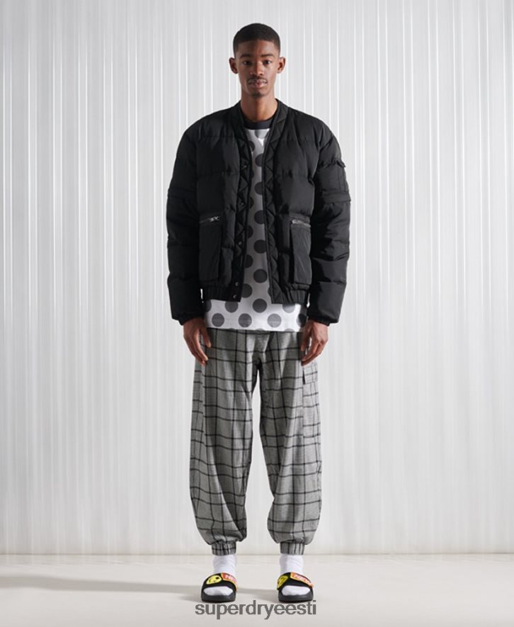 Superdry mehed piiratud väljaandega sdx tokyo graafiline T-särk B2LT44965 Riietus hall