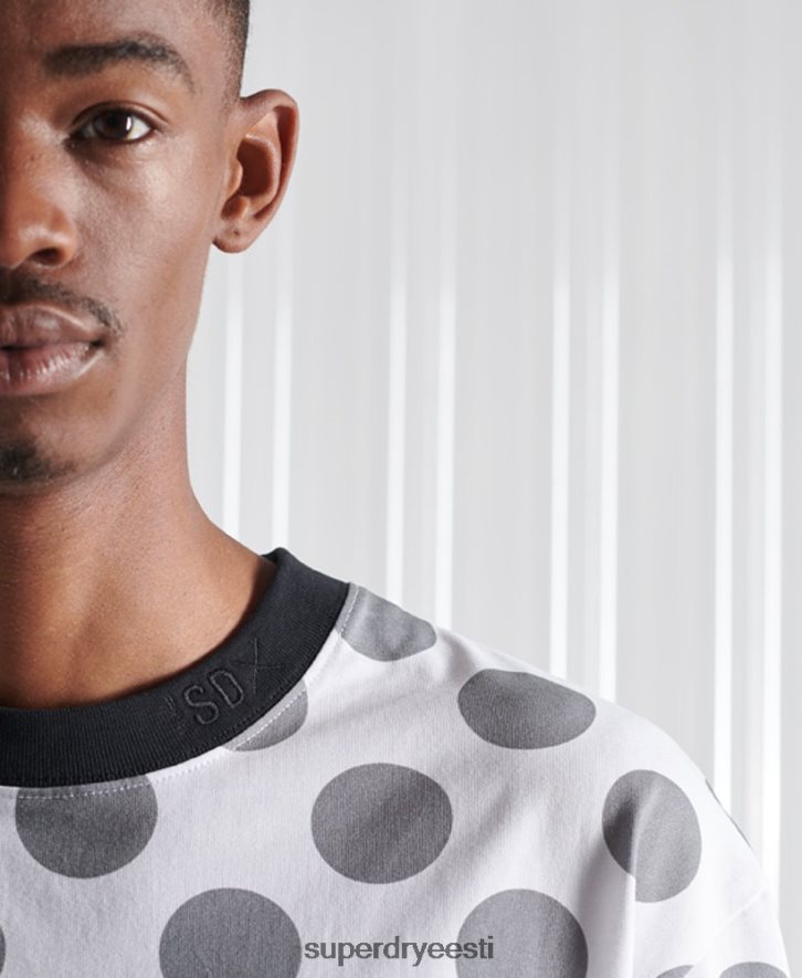 Superdry mehed piiratud väljaandega sdx tokyo graafiline T-särk B2LT44965 Riietus hall