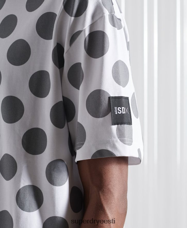 Superdry mehed piiratud väljaandega sdx tokyo graafiline T-särk B2LT44965 Riietus hall
