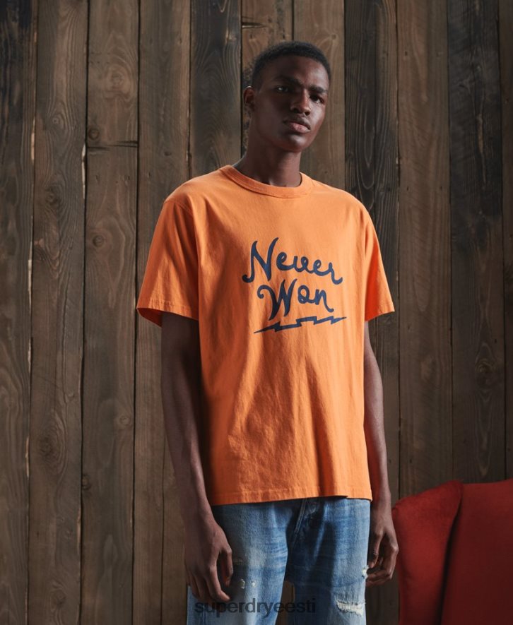 Superdry mehed piiratud väljaanne kuiv ülikooli T-särk B2LT44908 Riietus roheline