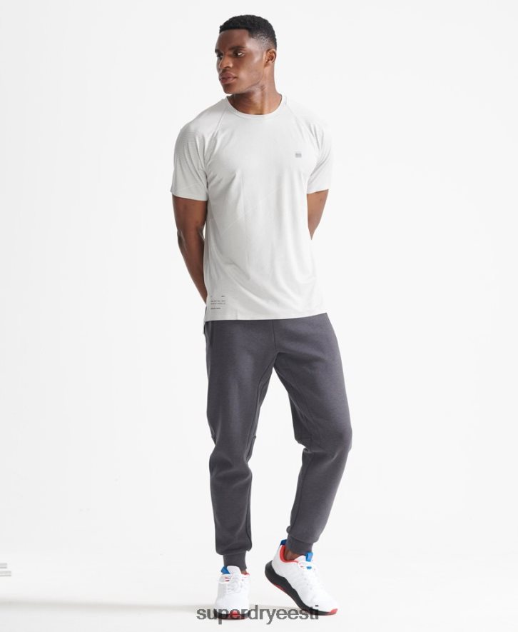 Superdry mehed rongi premium lühikeste varrukatega t-särk B2LT45407 Riietus valge