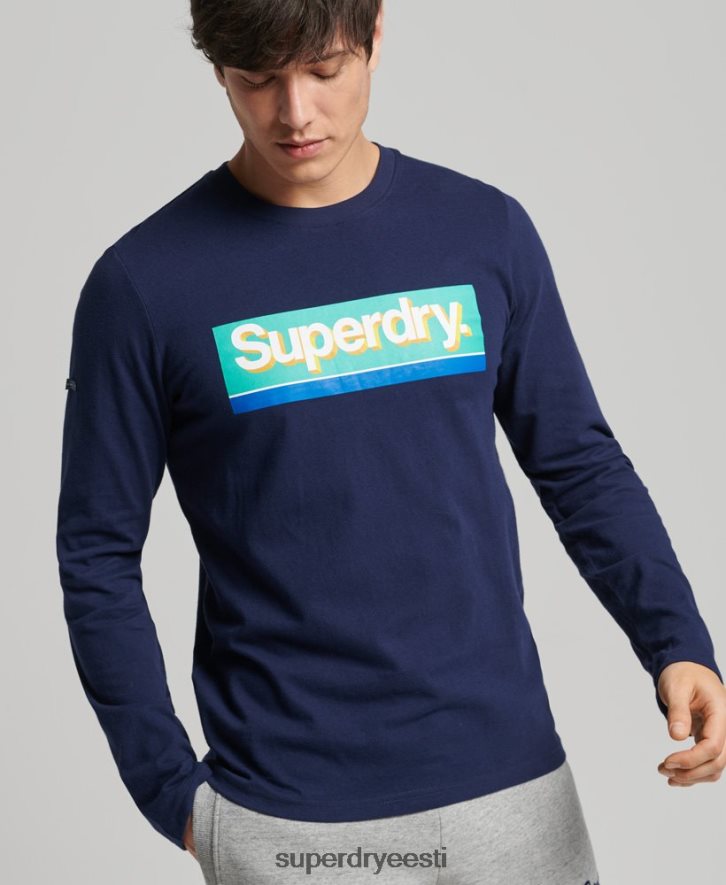 Superdry mehed vintage core logo hooajaline top B2LT46423 Riietus merevägi
