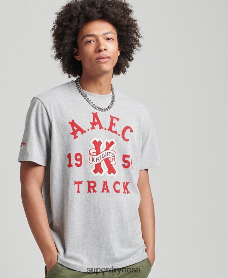 Superdry mehed vintage kollegiaalne t-särk B2LT44866 Riietus hall